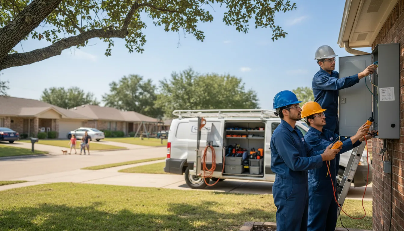 Certified electrician providing emergency electrical services in Stanchfield, MN